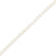 Perles coquillage rond Blanc