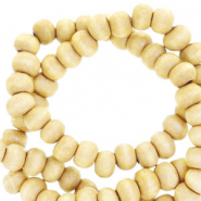 Perles en bois rond 8mm Bois naturel