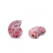 Perles en céramique DQ grecque coquille Pourpre forêt