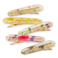 Accessoires cheveux pinces &agrave; cheveux fleurs s&eacute;ch&eacute;es M&eacute;langes de couleurs