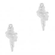 Breloques en acier Inox coquille Argenté