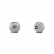 Perles en acier inox 6mm Argenté