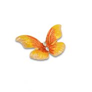 Broches papillon Doré-jaune-orange