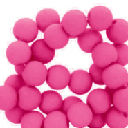 Perles acryliques 8 mm Fuchsia