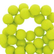 Perles acryliques 4 mm Vert lime