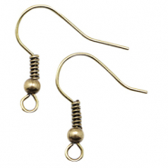 Boucles d'oreilles crochets en métal DQ Bronze antique (sans nickel)