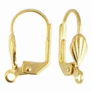 Boucles d'oreilles dormeuses en métal DQ déco Doré (sans nickel)