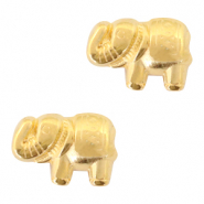 Perles en métal DQ éléphant Doré (sans nickel)