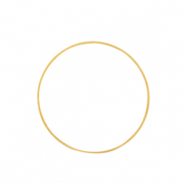 Appr&ecirc;ts en m&eacute;tal DQ anneau ferm&eacute; 20mm Dor&eacute; (sans nickel)