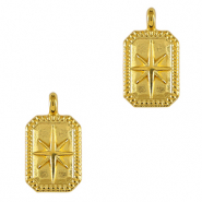 Breloques en métal DQ étoile Doré (sans nickel)