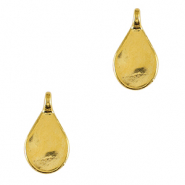 Breloques en métal DQ goutte Doré (sans nickel)
