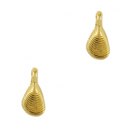 Breloques en métal DQ coquillage Doré (sans nickel)