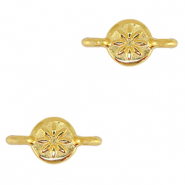 Breloques en m&eacute;tal DQ connecteur Dor&eacute; (sans nickel)