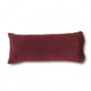 Pr&eacute;sentoir bijoux coussin velours doux Rouge bordeaux