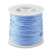 Cordon tendance 2mm Bleu clair