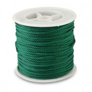 Cordon tendance 2mm Vert fonc&eacute;