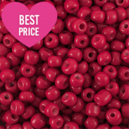 Perles de rocailles 8/0 (3mm) Rouge