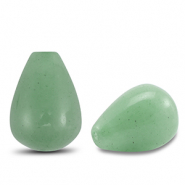 Pierres naturelles perles Quartz goutte Vert