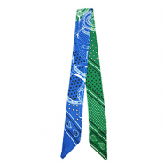 Bandana foulard avec &eacute;toile Vert-bleu