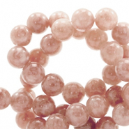 Pierres naturelles Calcite et Marbre 4mm Rose clair vintage