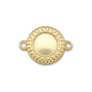 BY31&reg; Connecteur en acier Inox avec serti pour SS20 flatback Dor&eacute;