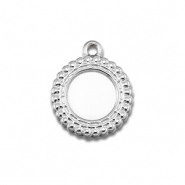 BY31&reg; Breloques en acier Inox avec serti pour SS20 flatback Argent&eacute;