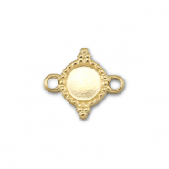 BY31&reg; Connecteur en acier Inox avec serti pour SS16 flatback Dor&eacute;