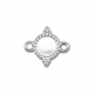 BY31&reg; Connecteur en acier Inox avec serti pour SS16 flatback Argent&eacute;