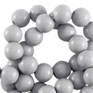 Perles acryliques 18 mm brillant Gris