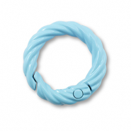 Appr&ecirc;ts color&eacute;s anneau porte-cl&eacute;s Bleu clair