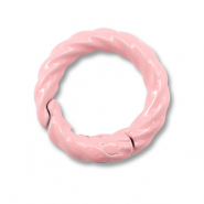 Appr&ecirc;ts color&eacute;s anneau porte-cl&eacute;s Rose clair