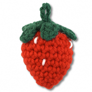 Fraise au crochet Rouge-vert