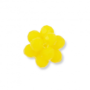 Pendentifs facett&eacute;es fleur Jaune