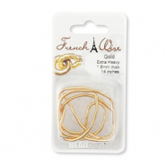 Beadsmith French wire extra heavy 1.8mm Dor&eacute;