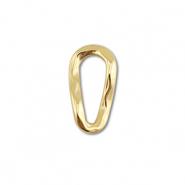 Appr&ecirc;ts en acier Inox connecteur ovale Dor&eacute;