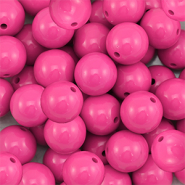 DQ Perles acryliques 14 mm Rose magenta