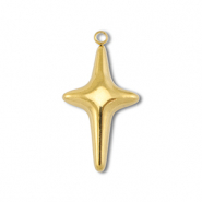 Breloques en acier Inox croix Doré