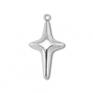 Breloques en acier Inox croix Argenté