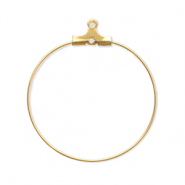 Apprêts en acier Inox supports boucles d'oreilles créoles Doré