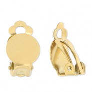 Appr&ecirc;ts en acier Inox boucles d'oreilles clip Dor&eacute;