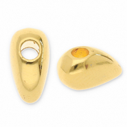 Perles en métal DQ demi-cœur Doré (sans nickel)