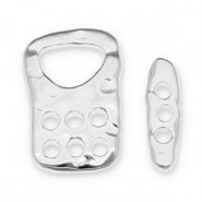 Apprêts en métal DQ mousqueton Argenté antique (sans nickel)