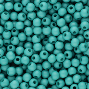 Perles acryliques 4 mm brillant Vert pétrole