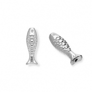 Perles en acier Inox poisson Argent&eacute;