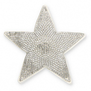 Pendentifs accroche-regard avec strass étoile Cristal-blanc