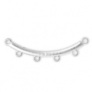 Appr&ecirc;ts en acier Inox connecteur arche avec 4 anneaux Argent&eacute;