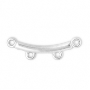 Appr&ecirc;ts en acier Inox connecteur arche avec 2 anneaux Argent&eacute;