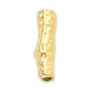 Perles en acier Inox tube Dor&eacute;