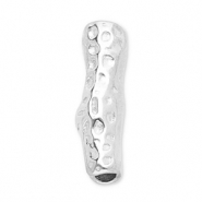 Perles en acier Inox tube Argent&eacute;