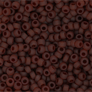 Perles de rocailles Miyuki 8/0 Matted Dk Topaz 8-0134F